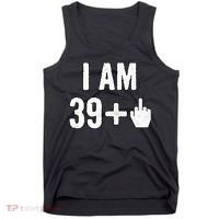 I Am 39 Plus 1 Middle Finger Tank Top thumb 0