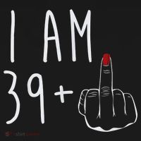 I Am 39 Plus 1 Middle Finger For A 40th Birthday For Wo Mousepad thumb 1