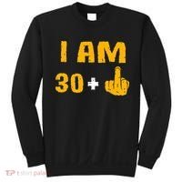 I Am 30 Plus 1 Funny 31st Birthday 31 Years Old Bday Party Sweatshirt thumb 0