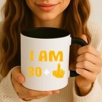 I Am 30 Plus 1 Funny 31st Birthday 31 Years Old Bday Party Coffee Mug thumb 3