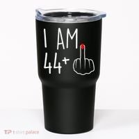 I Am 44 Plus 1 Middle Finger For A 45th Birthday Tumbler thumb 0