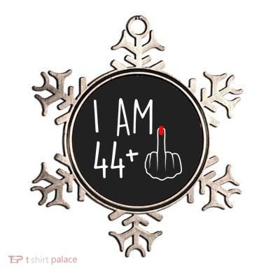 I Am 44 Plus 1 Middle Finger For A 45th Birthday Ornament