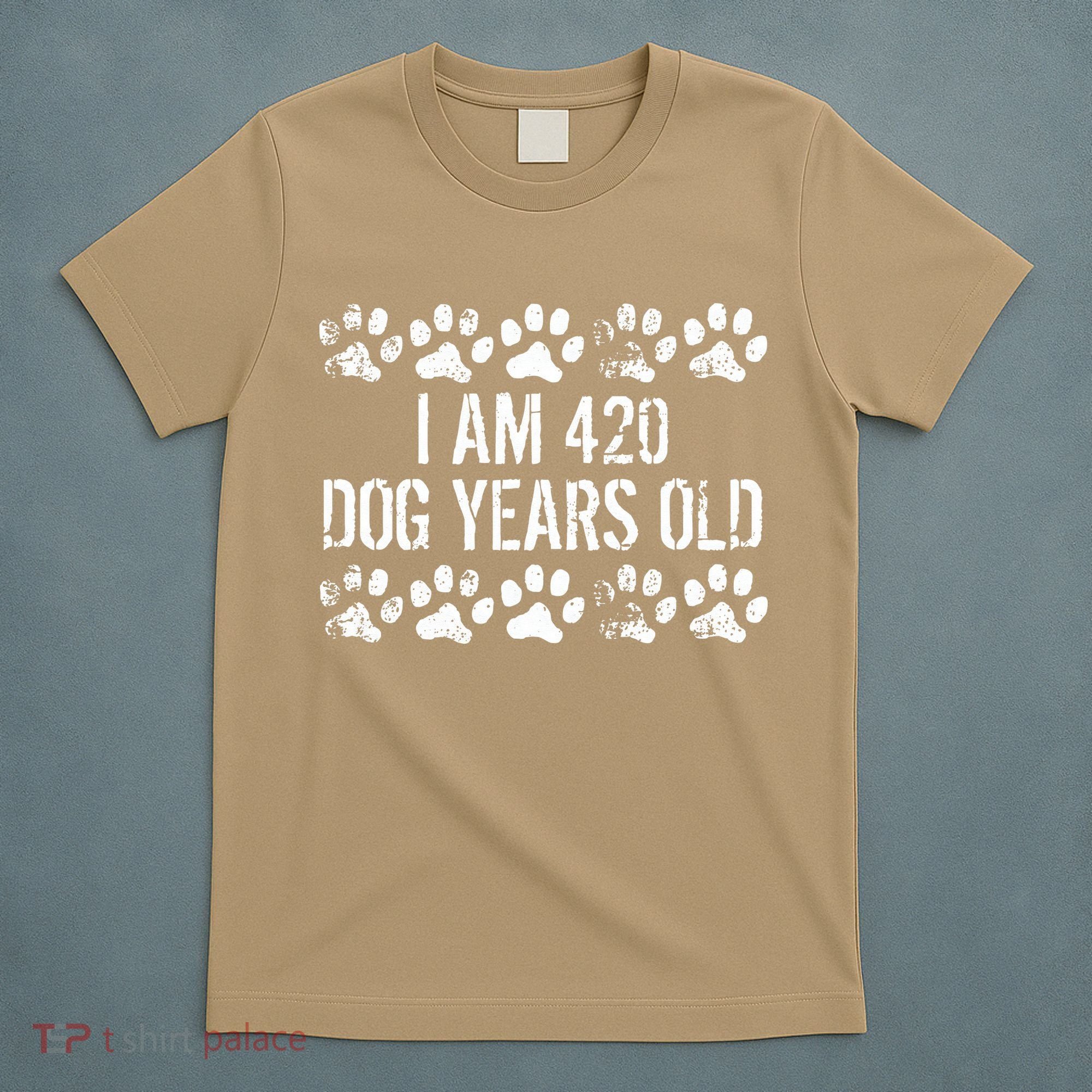 I Am 420 Dog Years Old Funny 60th Birthday T-Shirt