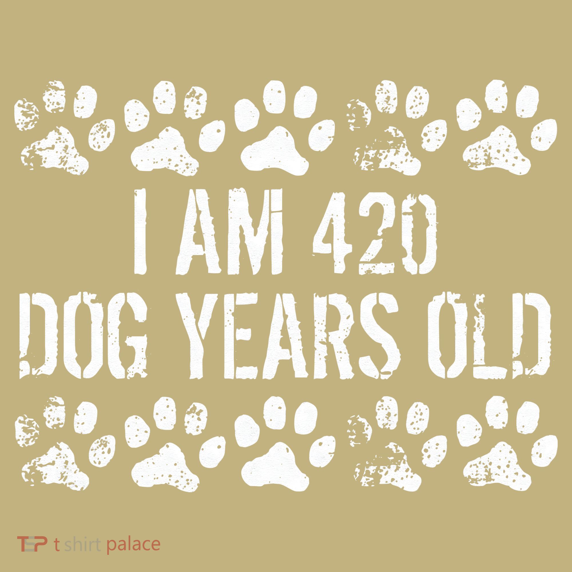 I Am 420 Dog Years Old Funny 60th Birthday T-Shirt
