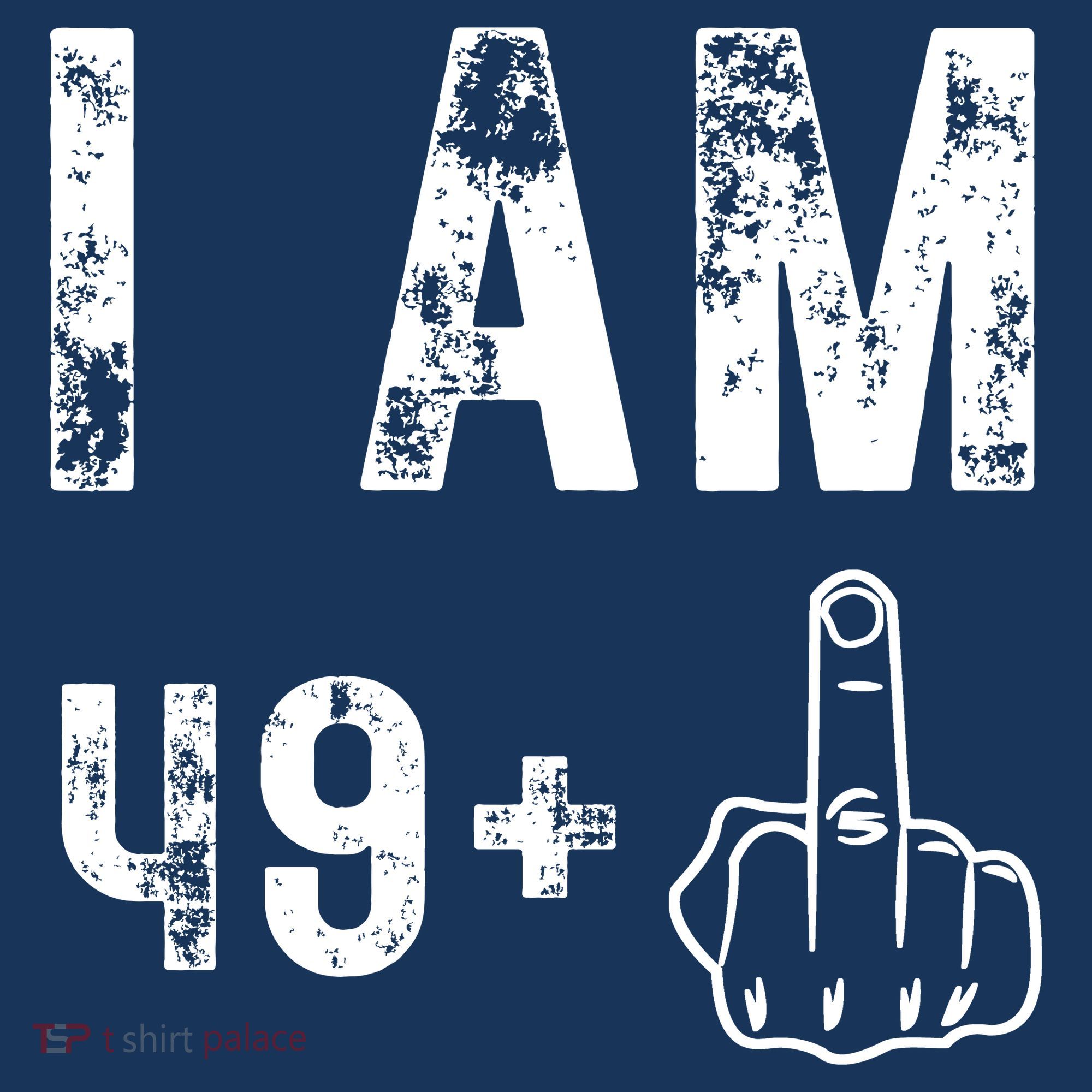 I Am 49 Plus Middle Finger 50th Birthday Sweatshirt