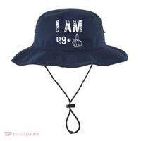 I Am 49 Plus Middle Finger 50th Birthday Bucket Hat thumb 0