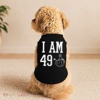 I Am 49 Plus Middle Finger Sarcastic 50th Birthday Doggie Tank thumb 2