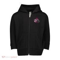 I Am 49 Plus 1 Middle Finger 49th Women Birthday Funny Toddler Zip Fleece Hoodie thumb 0