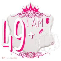 I Am 49 Plus 1 Middle Finger 49th Women Birthday Funny Ceramic Ornament thumb 2