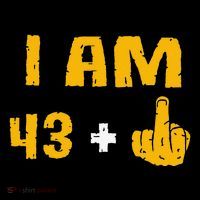 I Am 43 Plus 1 Middle Finger 44th Birthday Gift 44 Years Old Coffee Mug thumb 5