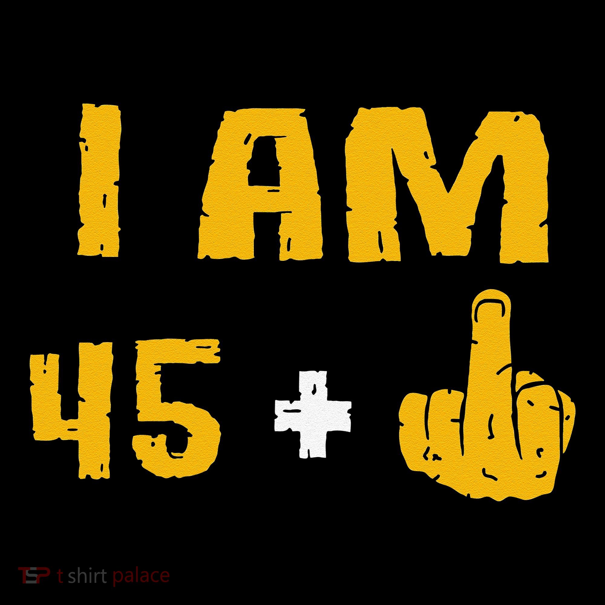 I Am 45 Plus 1 Middle Finger 46th Birthday Gift 46 Years Old Coffee Mug
