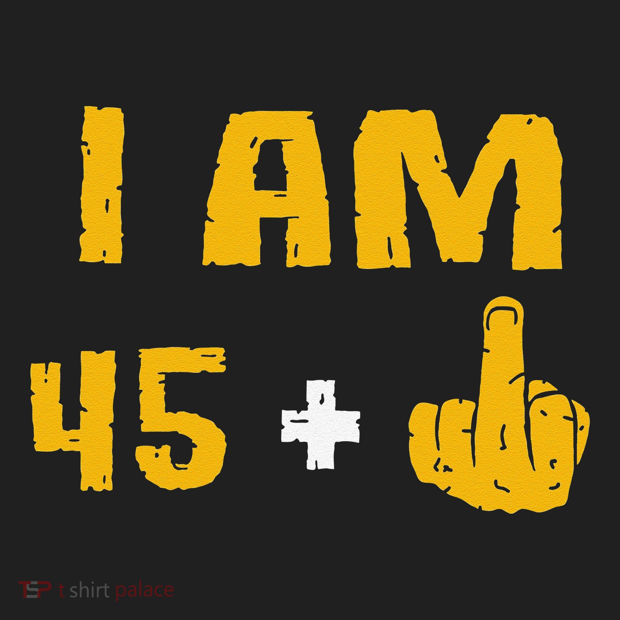 I Am 45 Plus 1 Middle Finger 46th Birthday Gift 46 Years Old Tumbler