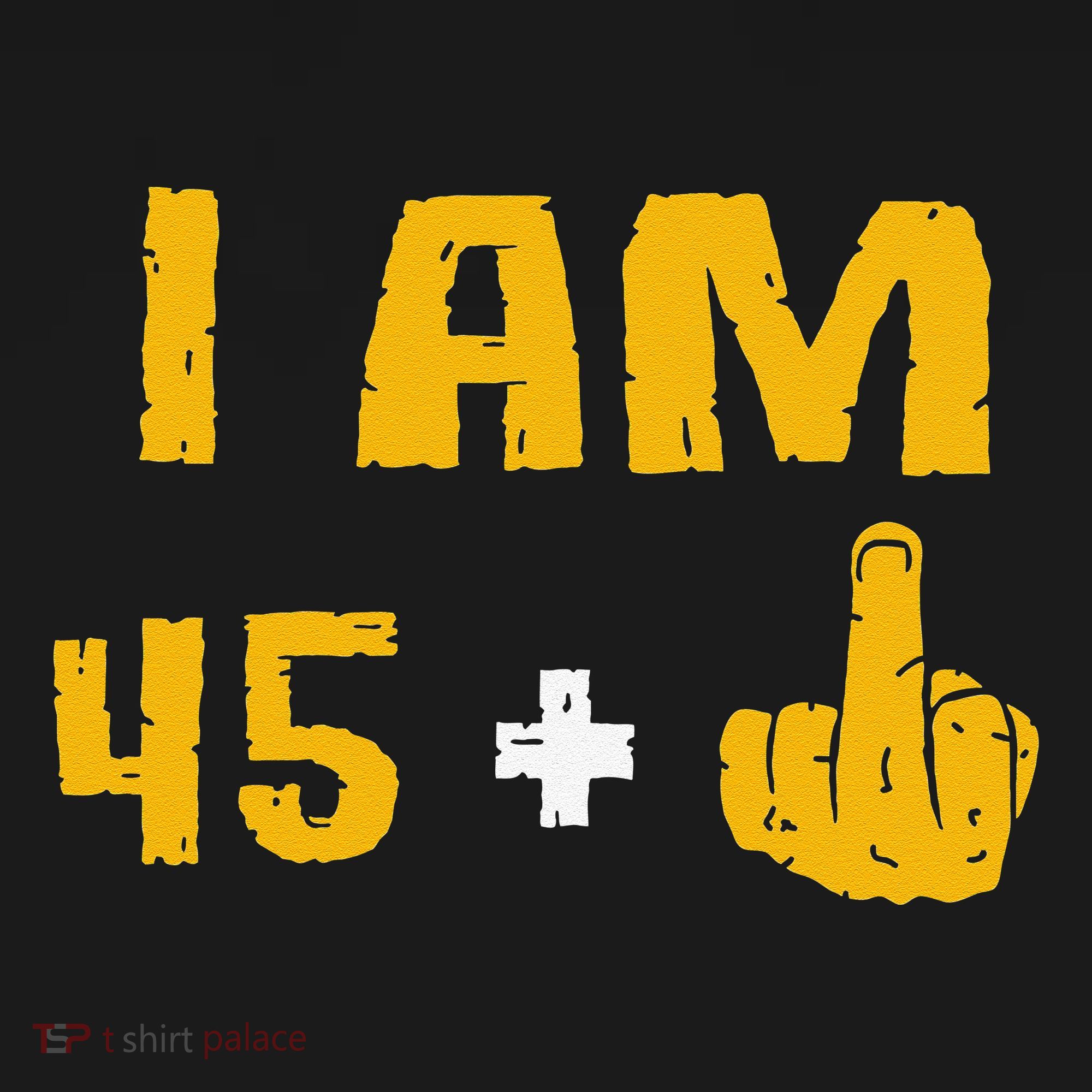 I Am 45 Plus 1 Middle Finger 46th Birthday Gift 46 Years Old Women's Tank Top