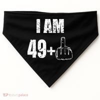 I Am 50 49 Plus One USA-Made Doggie Bandana thumb 0