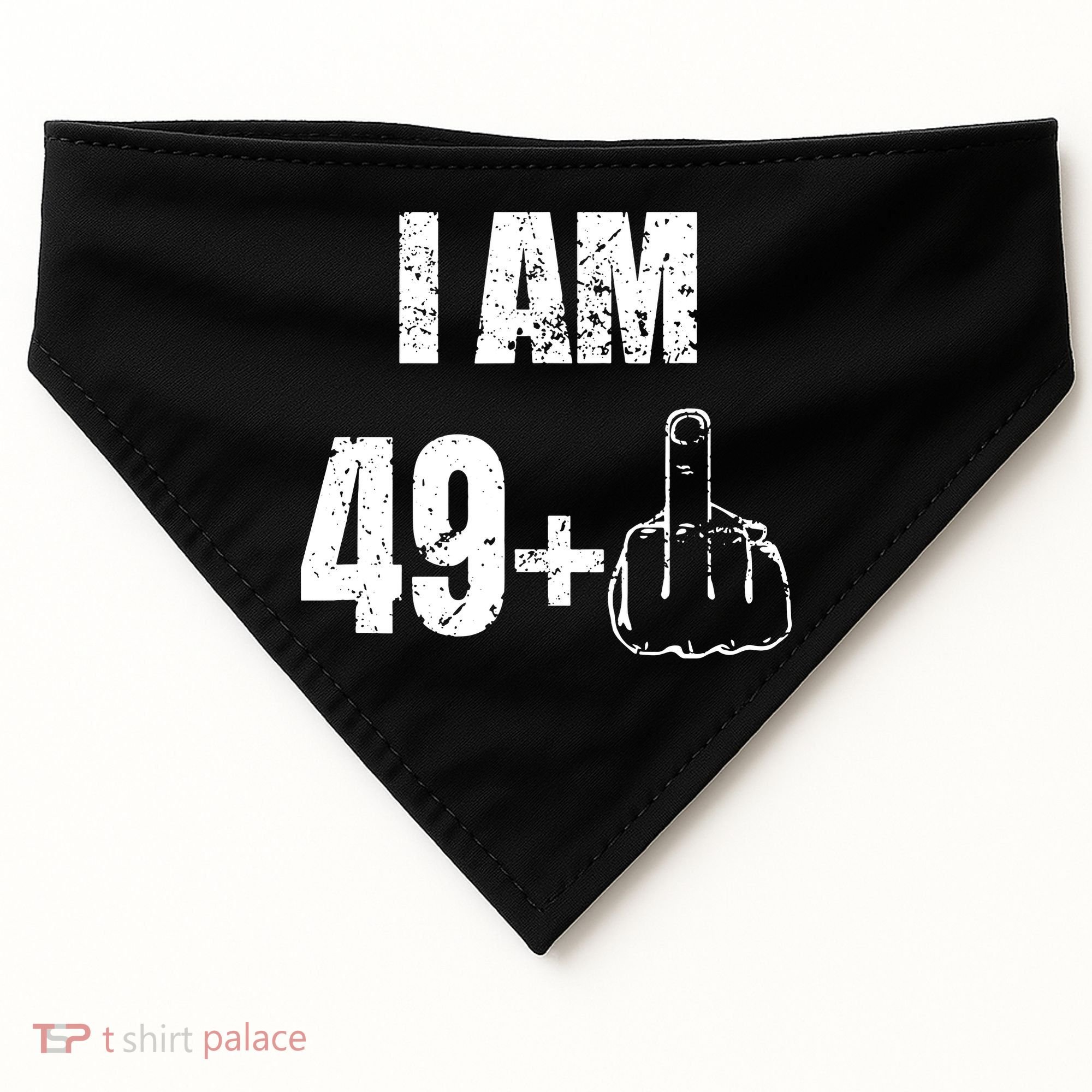 I Am 50 49 Plus One USA-Made Doggie Bandana