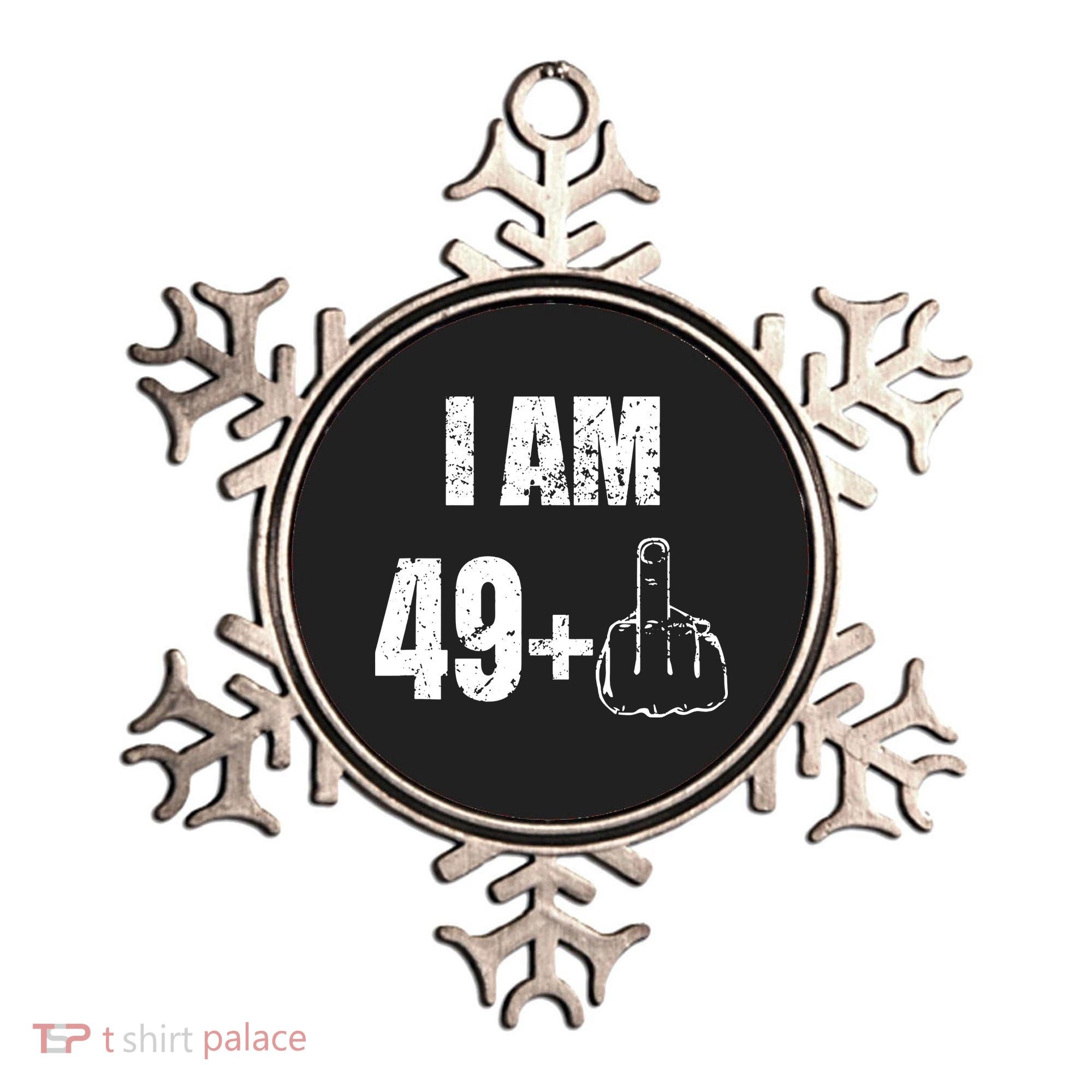 I Am 50 49 Plus One Ornament