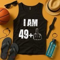 I Am 50 49 Plus One Tank Top thumb 4