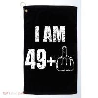 I Am 50 49 Plus One Golf Towel thumb 0