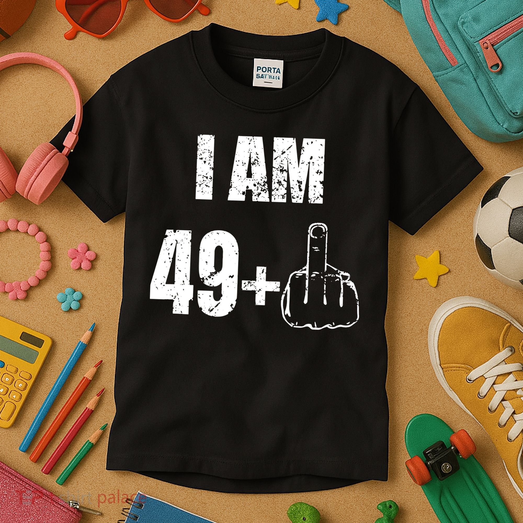 I Am 50 49 Plus One Kids T-Shirt