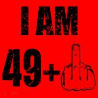 I Am 50 49 Plus One Santa Hat thumb 1