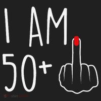 I Am 50 Plus 1 Middle Finger For A 51st Birthday Hat thumb 2