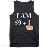 I Am 59 Plus 1 Funny 60th Birthday 1958 1959 Tank Top thumb 0