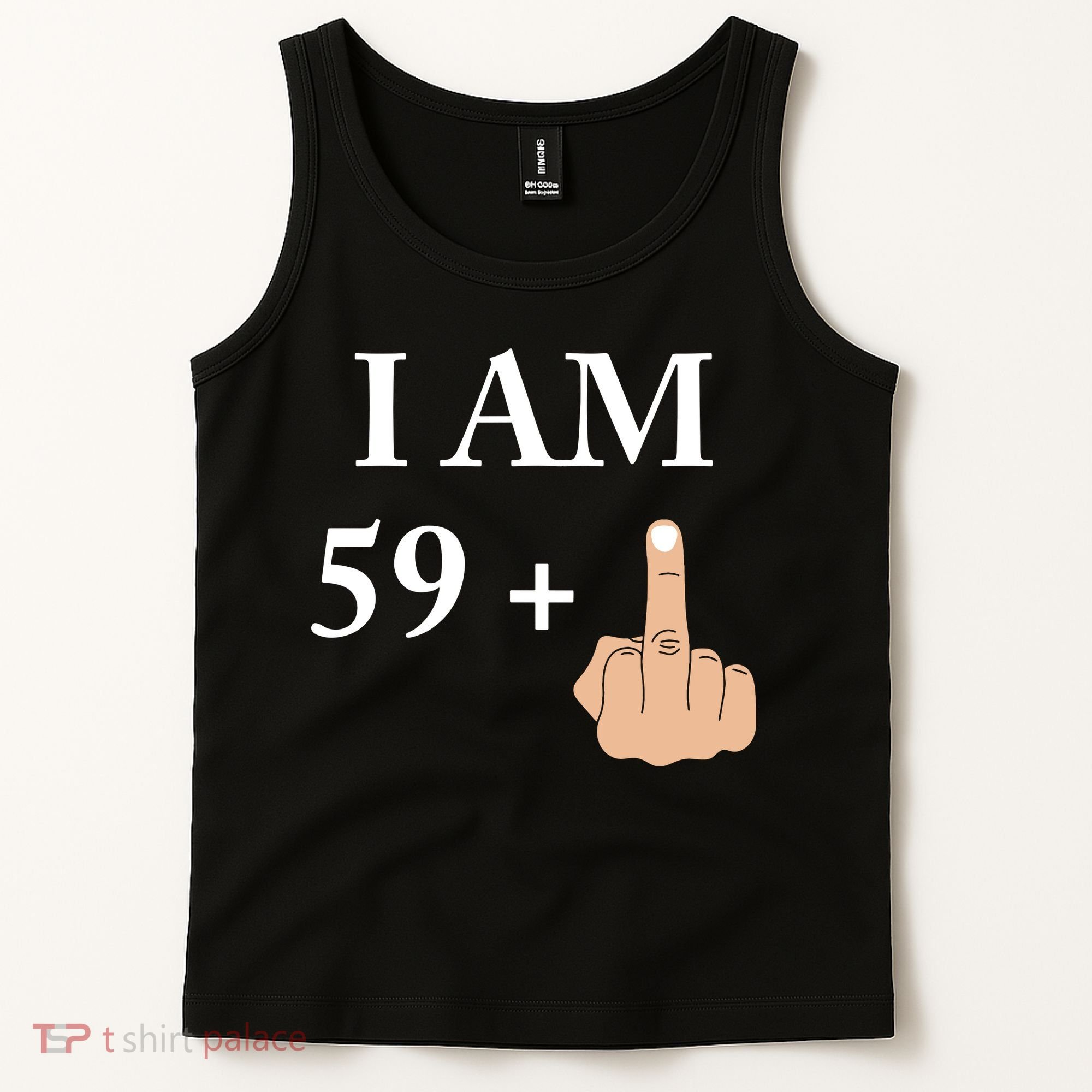 I Am 59 Plus 1 Funny 60th Birthday 1958 1959 Tank Top