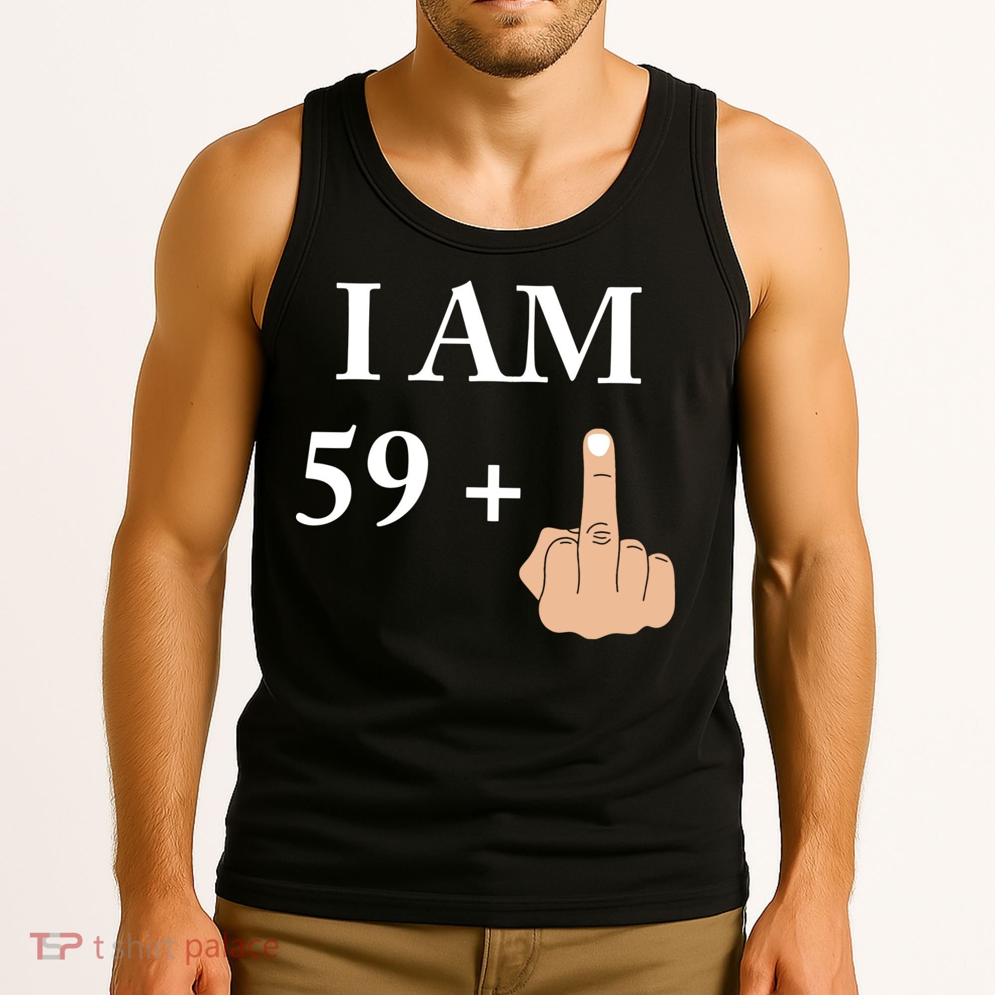 I Am 59 Plus 1 Funny 60th Birthday 1958 1959 Tank Top