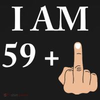 I Am 59 Plus 1 Funny 60th Birthday 1958 1959 Tank Top thumb 6