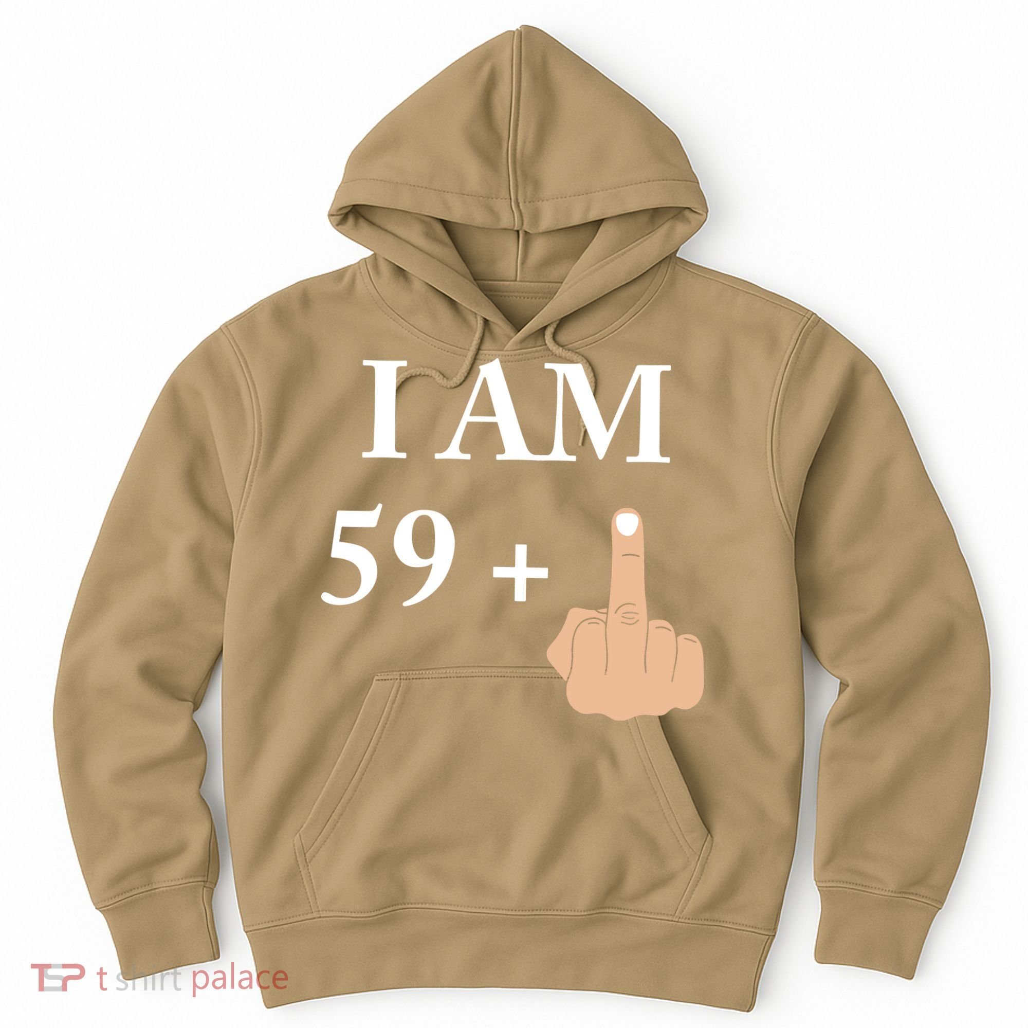 I Am 59 Plus 1 Funny 60th Birthday 1958 1959 Hoodie
