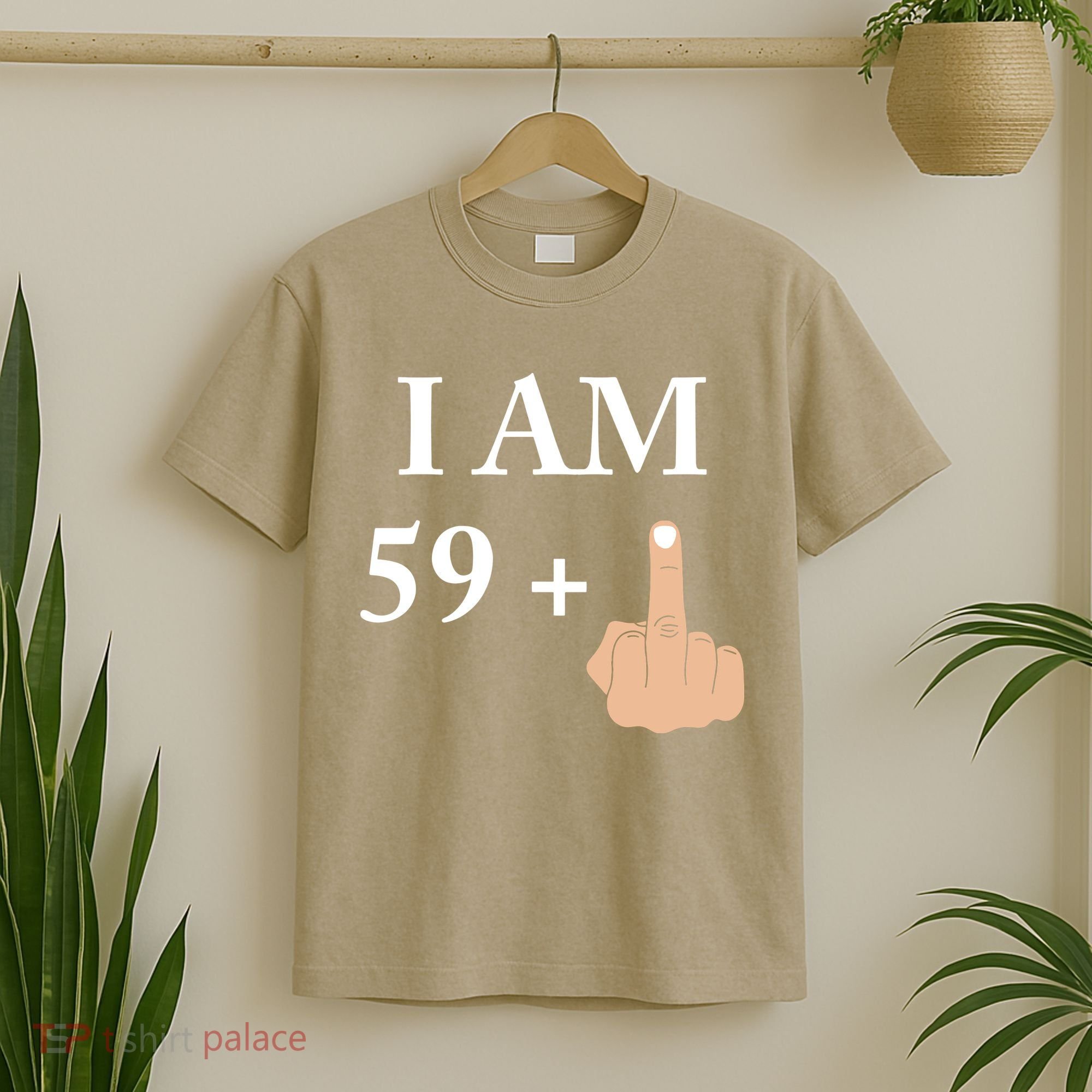 I Am 59 Plus 1 Funny 60th Birthday 1958 1959 T-Shirt