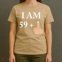 I Am 59 Plus 1 Funny 60th Birthday 1958 1959 T-Shirt thumb 4