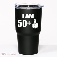 I Am 51 Middle Finger Funny 51st Birthday Tumbler thumb 0