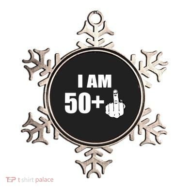 I Am 51 Middle Finger Funny 51st Birthday Ornament