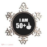 I Am 51 Middle Finger Funny 51st Birthday Ornament thumb 0