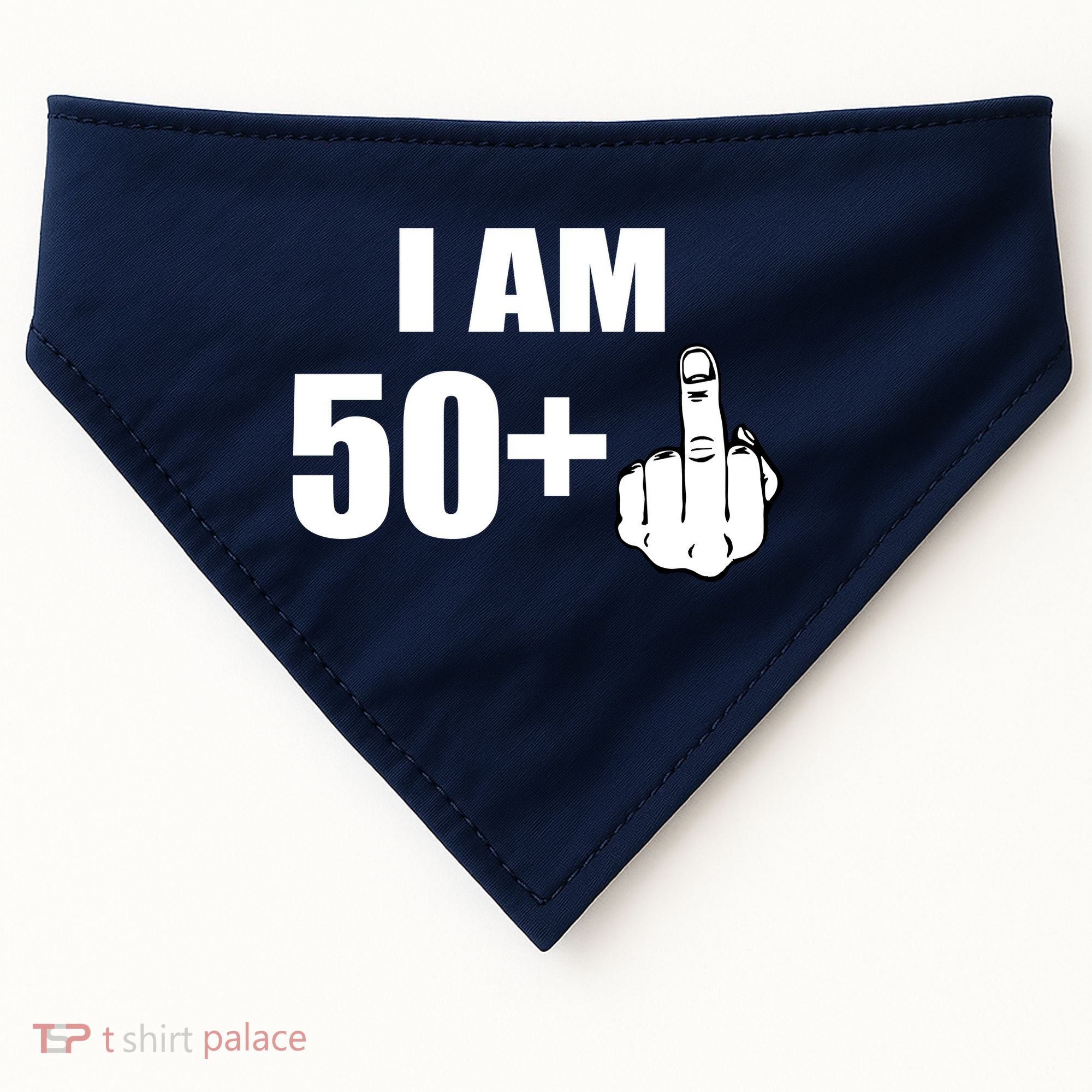 I Am 51 Middle Finger Funny 51st Birthday USA-Made Doggie Bandana