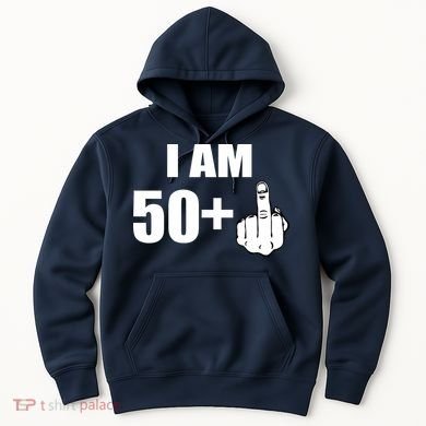 I Am 51 Middle Finger Funny 51st Birthday Hoodie