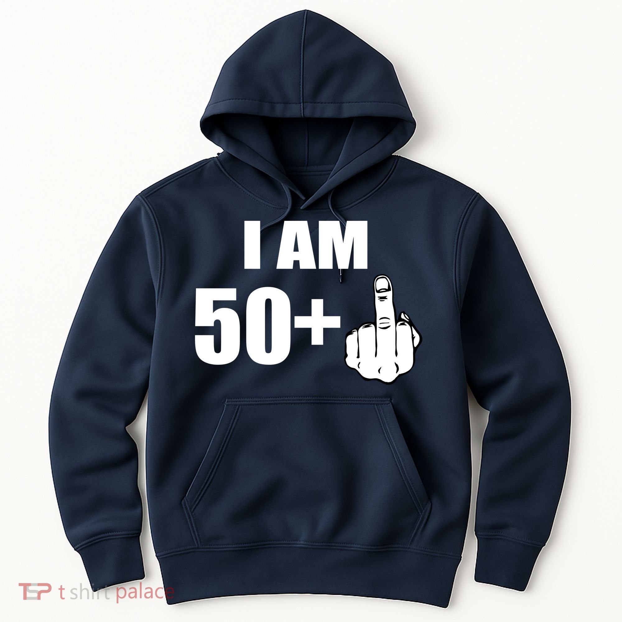I Am 51 Middle Finger Funny 51st Birthday Hoodie