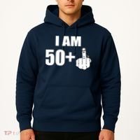 I Am 51 Middle Finger Funny 51st Birthday Hoodie thumb 2