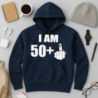 I Am 51 Middle Finger Funny 51st Birthday Hoodie thumb 3