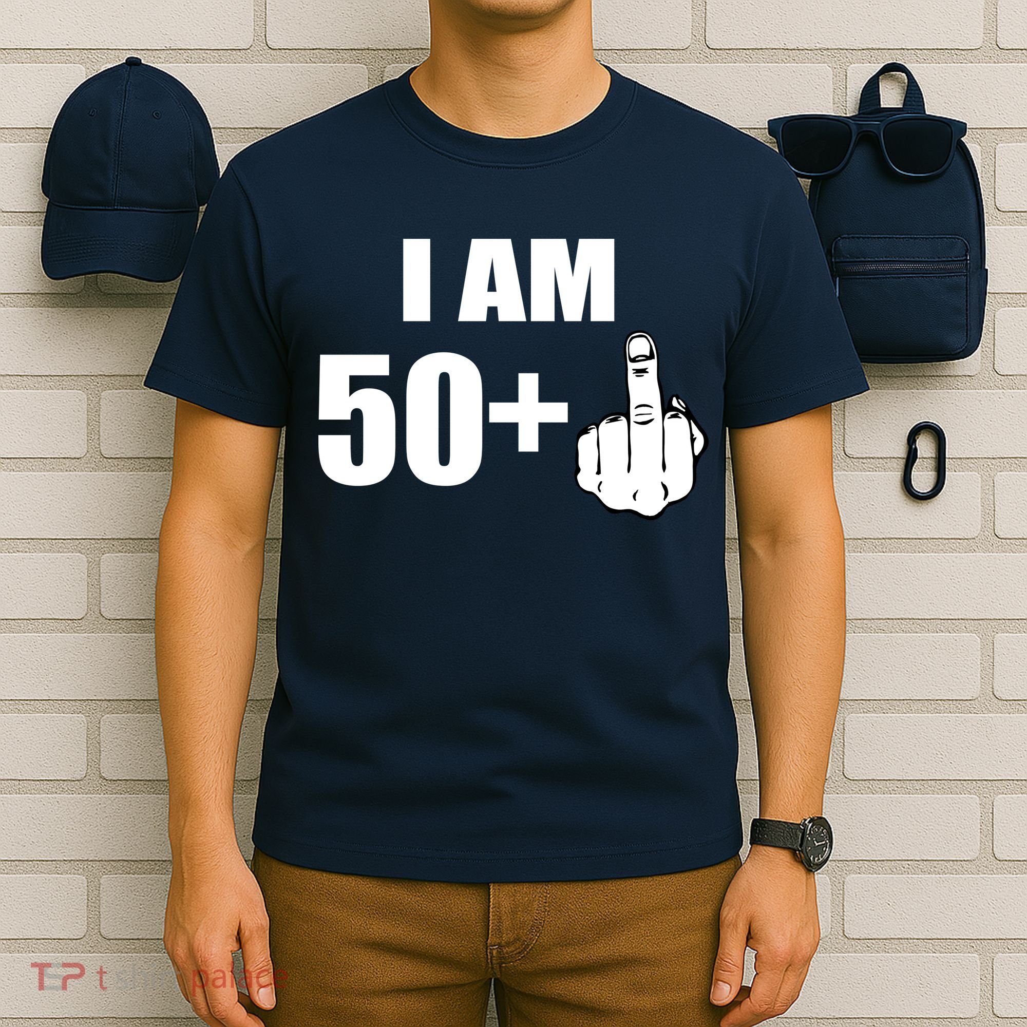 I Am 51 Middle Finger Funny 51st Birthday T-Shirt