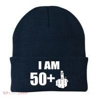 I Am 51 Middle Finger Funny 51st Birthday Beanie thumb 0
