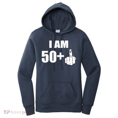 I Am 51 Middle Finger Funny 51st Birthday Women's Hoodie