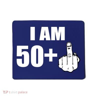 I Am 51 Middle Finger Funny 51st Birthday Mousepad
