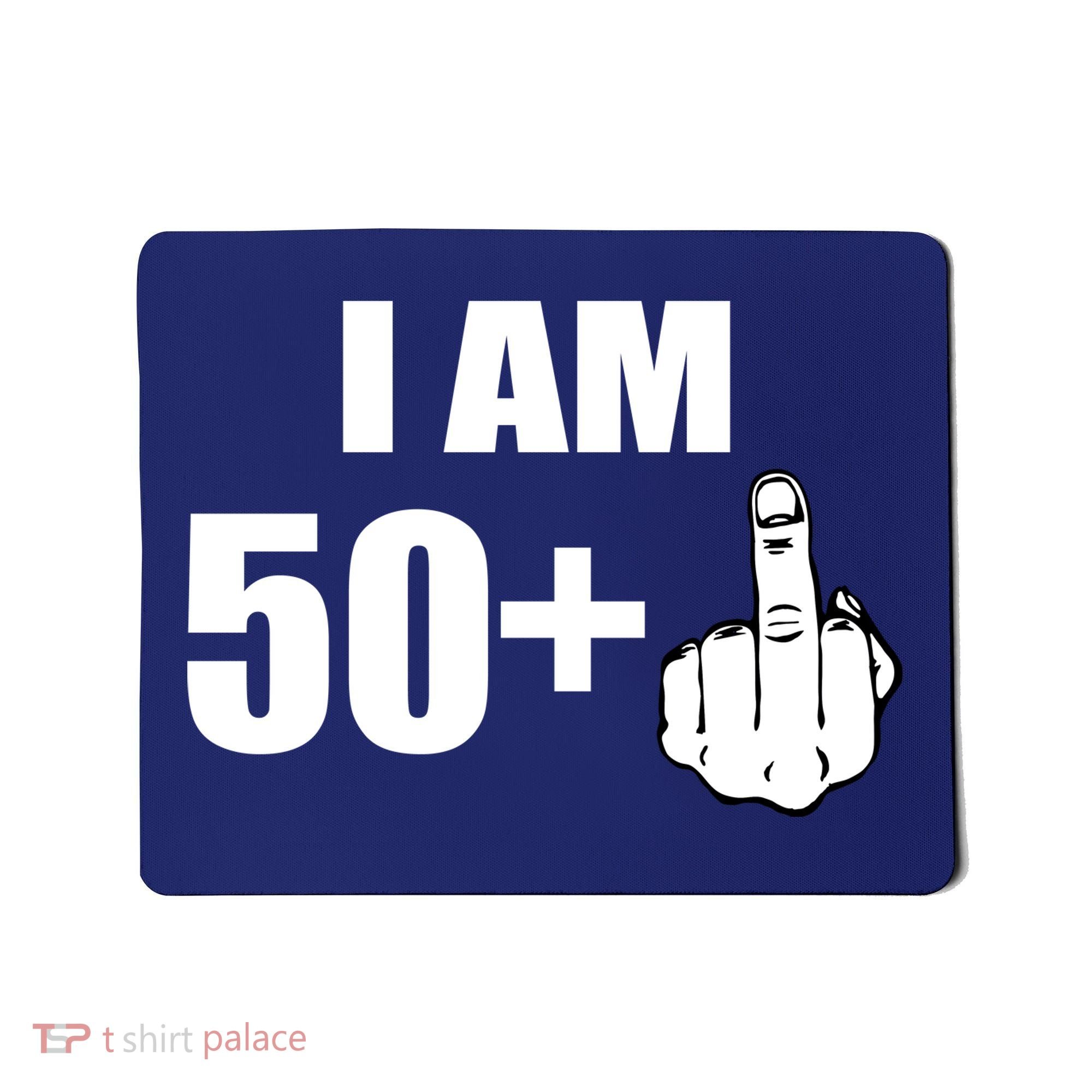 I Am 51 Middle Finger Funny 51st Birthday Mousepad
