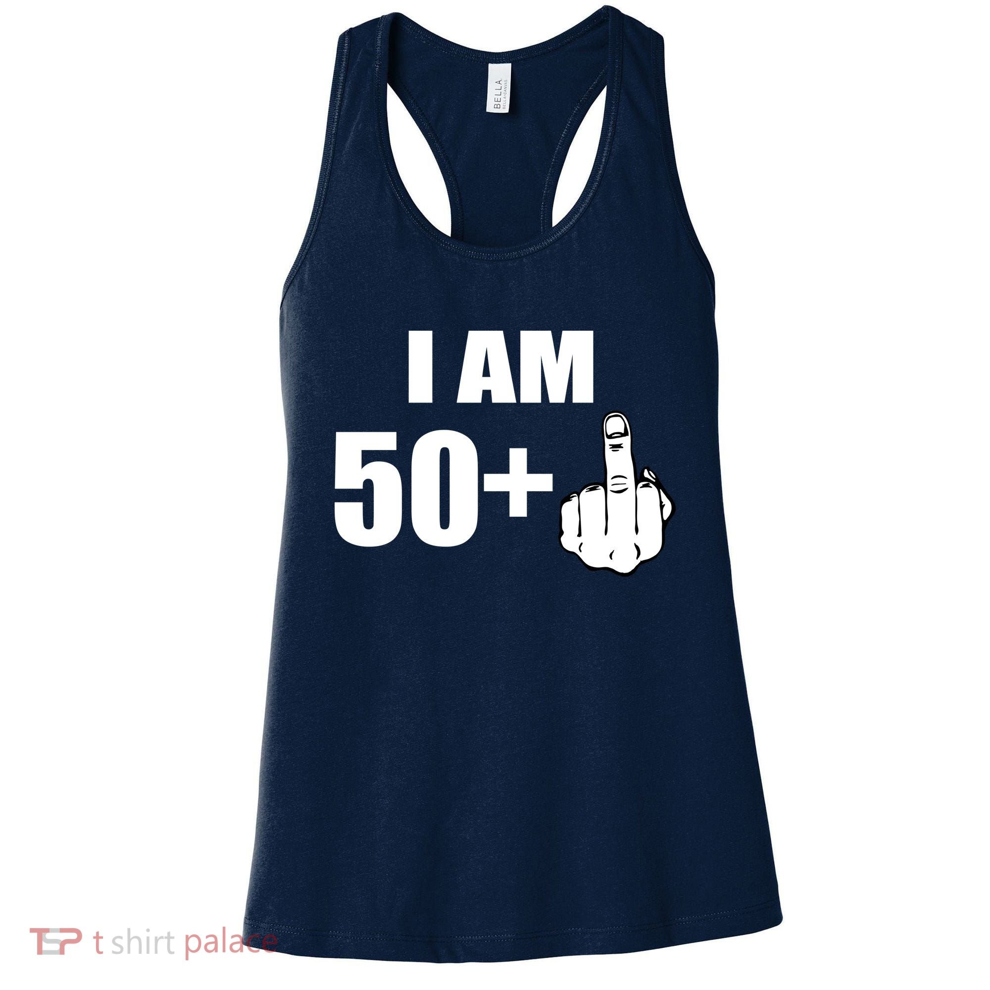 I Am 51 Middle Finger Funny 51st Birthday Women's Tank Top