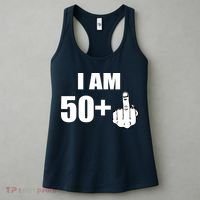 I Am 51 Middle Finger Funny 51st Birthday Women's Tank Top thumb 3