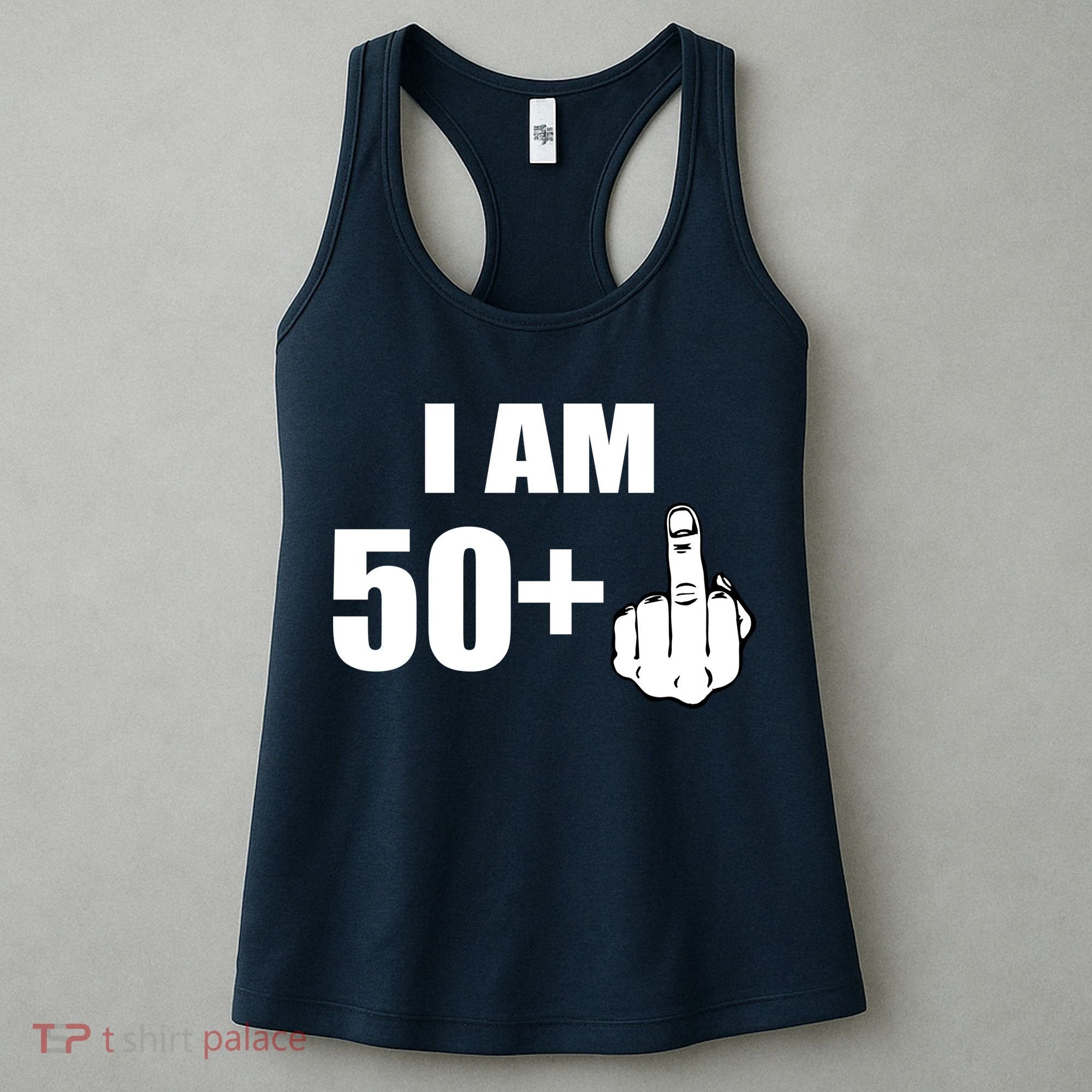 I Am 51 Middle Finger Funny 51st Birthday Women's Tank Top