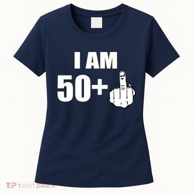 I Am 51 Middle Finger Funny 51st Birthday Women's T-Shirt