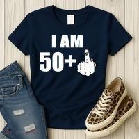 I Am 51 Middle Finger Funny 51st Birthday Women's T-Shirt thumb 3